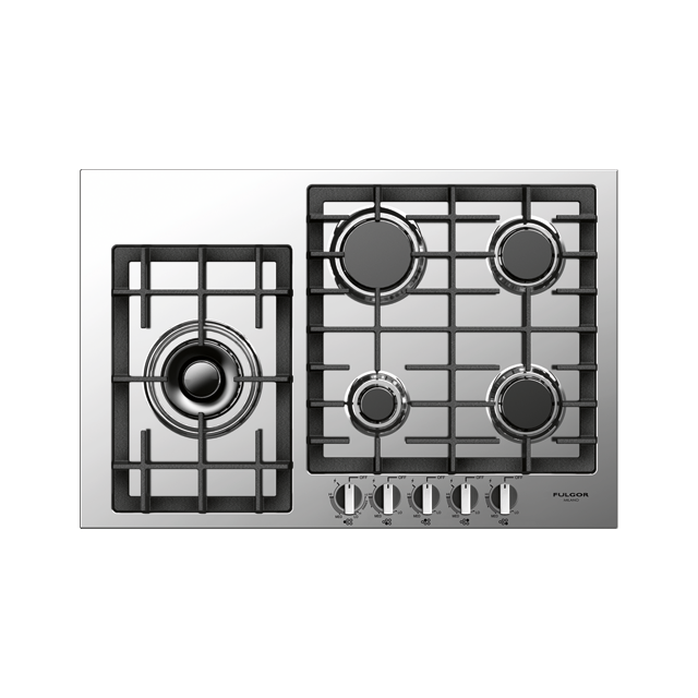 30" INDUCTION COOKTOP WITH BRUSHED ALUMINUM TRIM Fulgor Milano